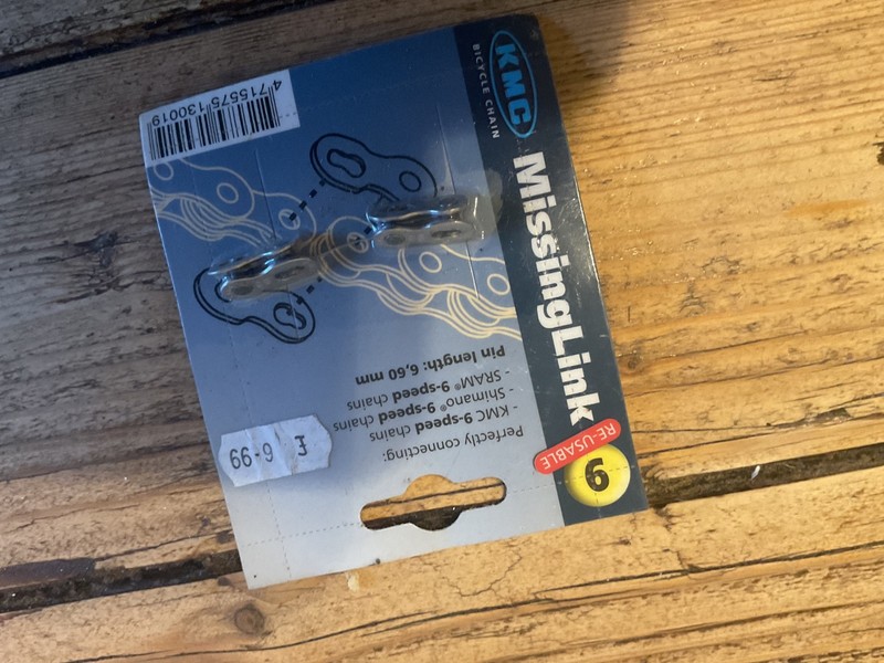 kmc 9 speed missing link Pack 2 missing links