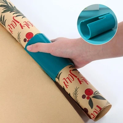 1Pc Sliding Wrapping Paper Cutter Craft Seconds Christmas Wrap Paper Cut ToolsUK