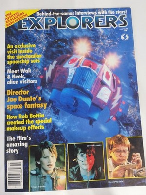 1985 Explorers Official Movie Magazine Ethan Hawke River Phoenix Spaceship Sets