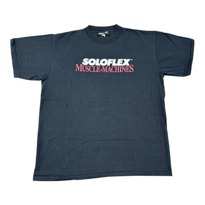 Vintage 90s Soloflex Muscle Machines T Shirt Mens XL Single Stitch Gym Workout
