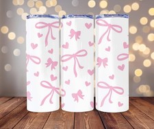 Pink Bow Tumbler