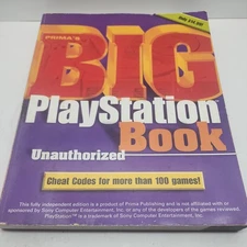 The Big PlayStation Book Cheat Codes For More Than 100 Games Prima 1997 Fair