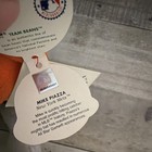 Team Beans Mike Piazza New York Mets MLB Bear Plush Toy Orange Black Beanbag — photo 4