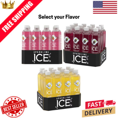 Sparkling Ice Sparkling Water, Zero Sugar, 17 fl oz, Select Flavor 12 pk