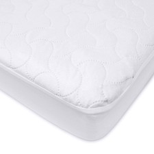 Waterproof Fitted Crib Mattress Protector 52" x 28" - Quilted, Noiseless, Sof...