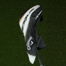 CALLAWAY ROGUE ST HYBRID HEADCOVER BLACK / WHITE WITH CHANGEABLE 'S NEW