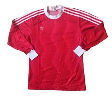 Adidas 1987/1988 maglia vintage jersey FC Bayern modello GERMANIA OVEST rossa anni 80 S