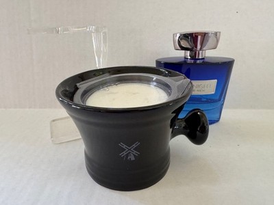 Muhle (New) Shaving Mug Bowl  Soap Set Holder + Midnight Cologne For Men (Used)