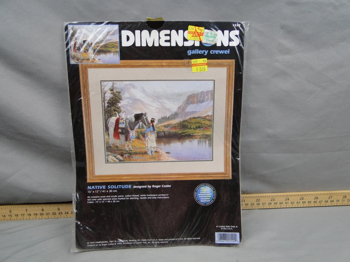 Kit Broderie Dimensions Crewel – Signal Américain Indien Sud Ouest 1168 – Neuf