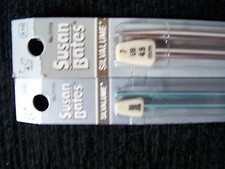 Susan Bates Silvalume knitting needles, aluminum, sizes 1  7, 14", 2 sets