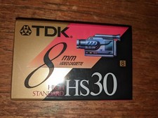 19 Pieces TDK HS30 30 min 8mm Video Cassettes Tapes - P6-30HS Japan, Brand New