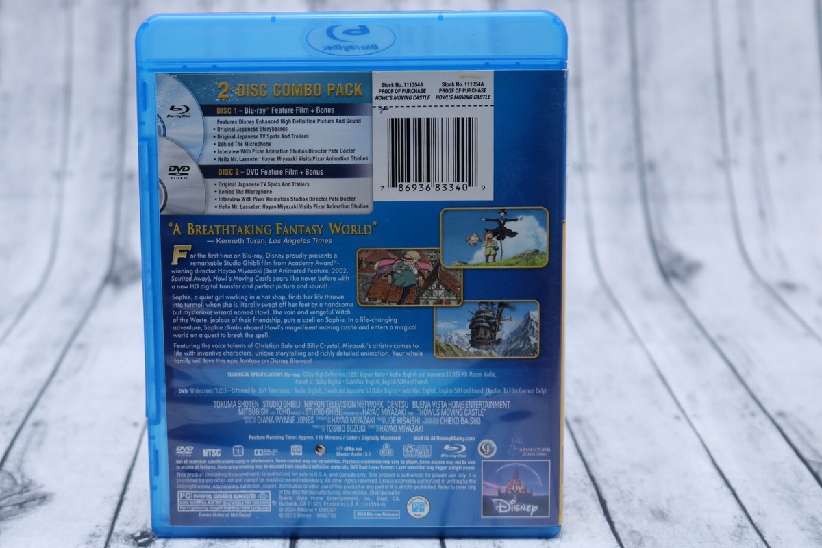 Disney's Howl's Moving Castle (Two-Disc Blu-ray/DVD Combo) A Disney's Howl's Moving Castle (Two-Disc Blu-ray/DVD Combo) A