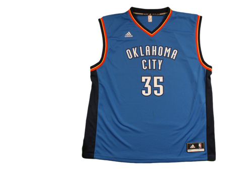 Maillot De Basketball Homme Oklahoma City Thunder Icon Edition 2022/23 Bleu et orange NIKE