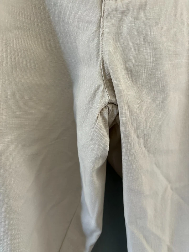 *NUEVO CON ETIQUETAS $95 Cutter & Buck Hombre Pantalón Caqui Claro Bolsillos Traseros con Solapa US 38 EUR 54 Foto 4 de 4