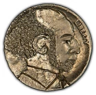 5c Hobo Buffalo Nickel - Intricate Contemporary - Bearded Balding Man- SKU-X1295