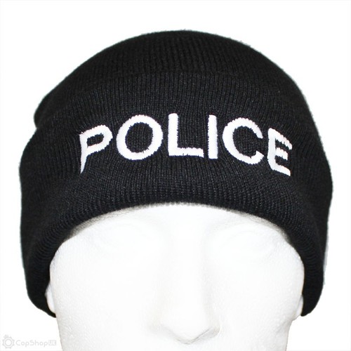 1 x Quality POLICE Branded Woolly Hat 