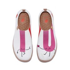 Women Size 5-10.5 UIN Slip On Shoes Canvas Comfortable Loafers "Yes I Do"