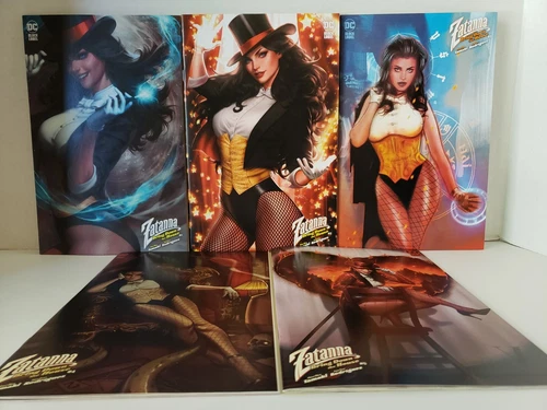 Zatanna: Bring Down the House #1-5 (NM+ or 9.6) - Variant Covers - Full Set!