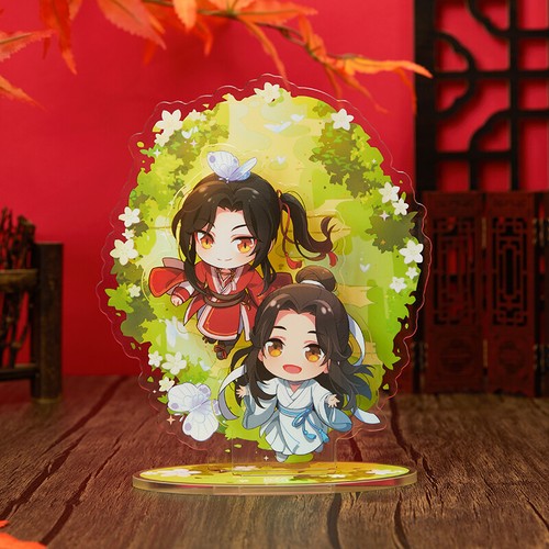 Tian Guan Ci Fu Xie Lian Hua Cheng Supporto Acrilico Modellino Piastra Trasparente - Foto 2 di 11