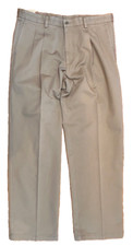 Vintage Dockers Individual Fit Waistband Pleated Khaki Pants Slacks 36 x 30