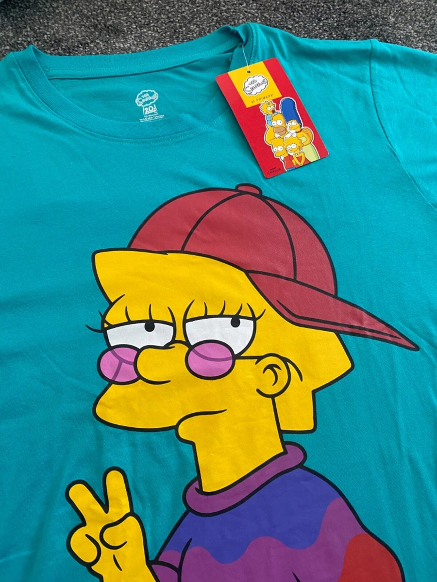 Nuevo con etiquetas Los Simpson Lisa Simpson Camiseta Vestido Pijama Talla UK XS