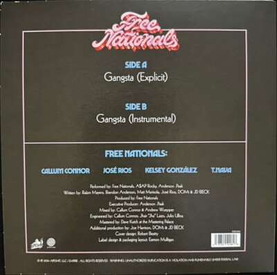 The Free Nationals / ASAP Rocky / Anderson .Paak Gangsta 7