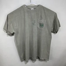 Vintage Giant Drop Six Flags Park Shirt Ride USA Pocket XXL Road Runner Looney 