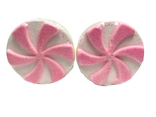 Bath and Body Works Lot of 2 TWISTED PEPPERMINT Bath Fizzy Bombs  FREE SHIP