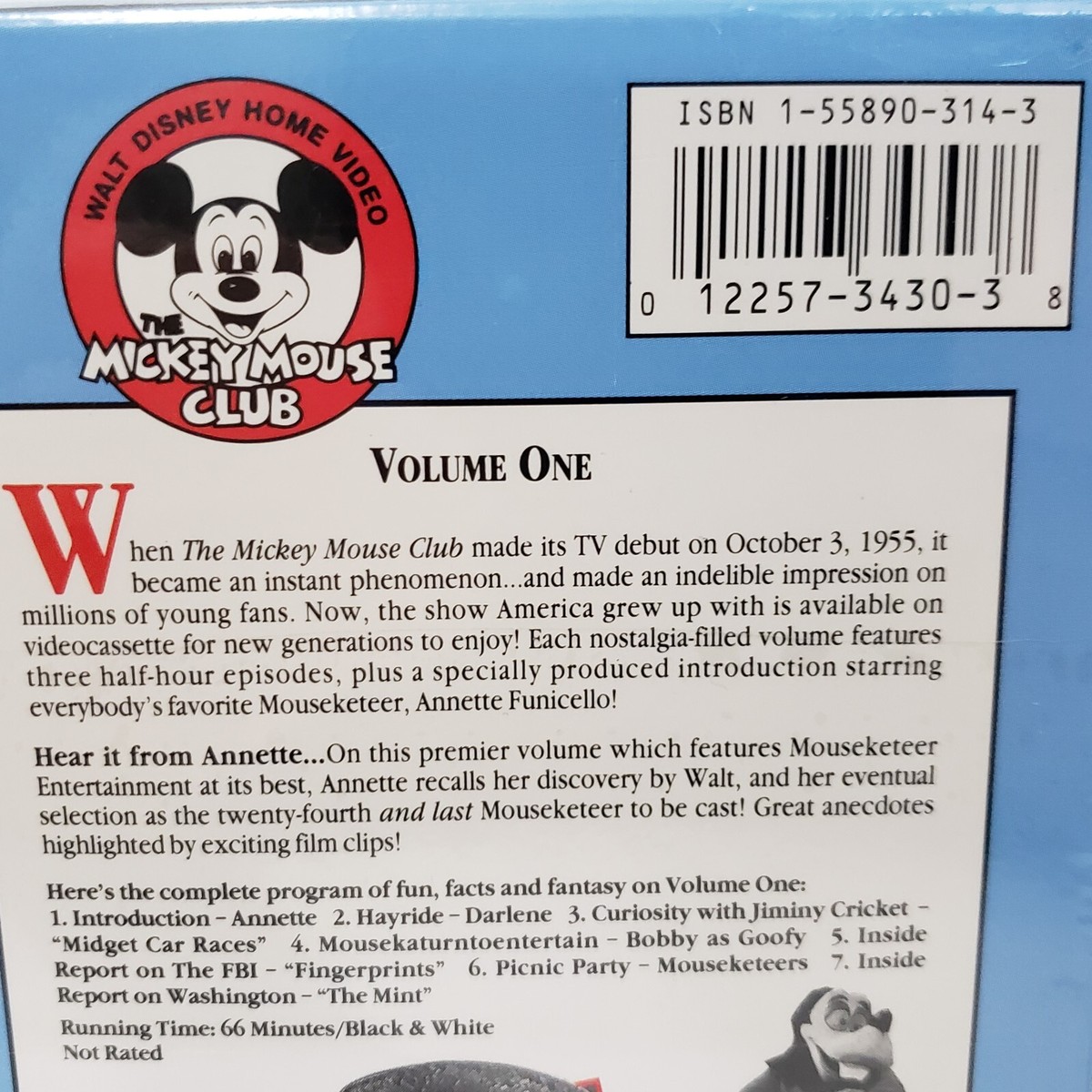 The Mickey Mouse Club Volume One 3 Shows From 1957-1958 Walt