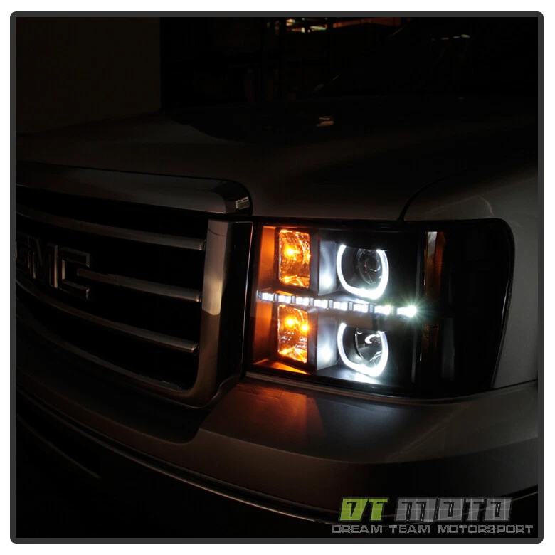 Faros proyectores LED SMD 2007-2013 para GMC Sierra 1500 2500 3500 Foto 4 de 4