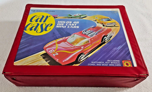 1960’s Toy Miniature Car Collector Display Case with Tootsie 42 Cars - VTG LOT - Picture 3 of 13