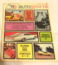 1965 ad Auto Sports magazine USAS The Racing fan February 50th Anniversary VTG