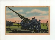 Vintage Post Card - Anti Aircraft Unit - WWII
