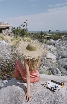 NWT Lack of Color The Russo Straw Sun Hat, Natural, Size S  display picture 1