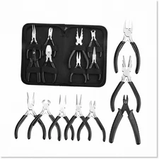 Professional 8-Piece Jewelry Making Tool Kit for DIY Crafting - High-Quality Mic