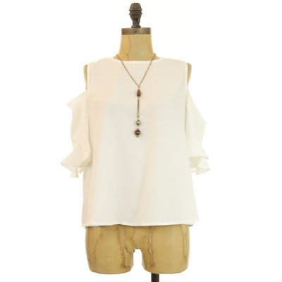 topshop cold shoulder top