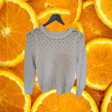 Express White Knit Sweater Size Small