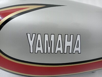 YAMAHA YZ80 YZ80A YZ80 Silver Painted Steel Petrol Gas Tank Model
