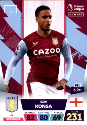 Panini Premier League 22/23 # 49 - Ezri Konsa - Team Mate