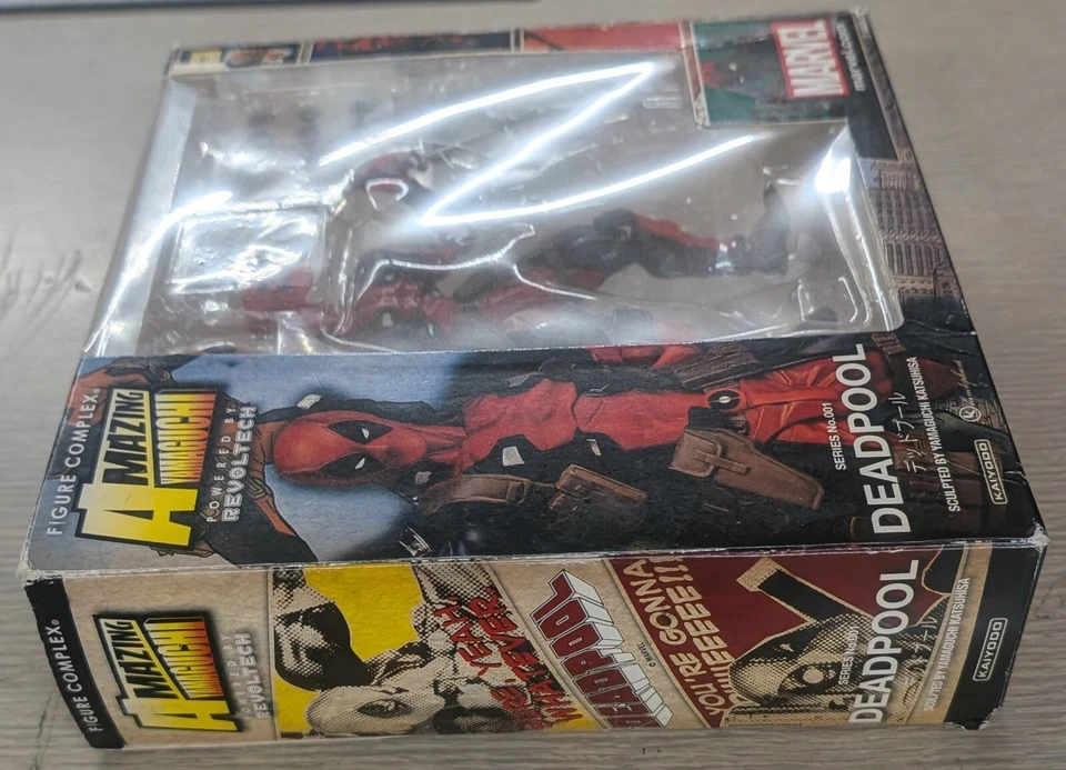 Figura Marvel 2017 Deadpo 001 Amazing Yamaguchi Revoltech Kaiyodo 6" 1:12 *LEER* Foto 4 de 4