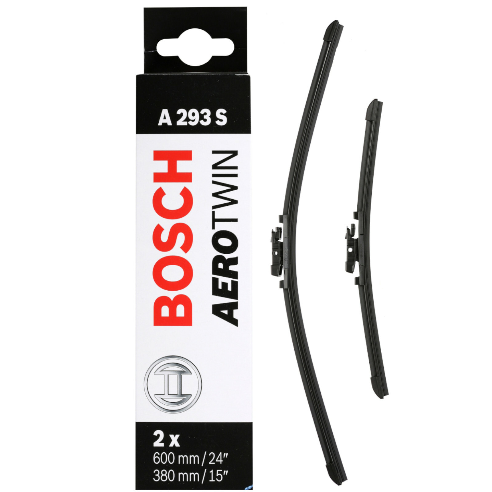 Bosch Aerotwin Front Wiper Blades Set 600/380mm 24/15" 3397007293 A293S