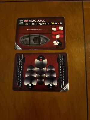 Pirates Wizkids CSG Pocketmodel HMS AJAX Crimson Coast
