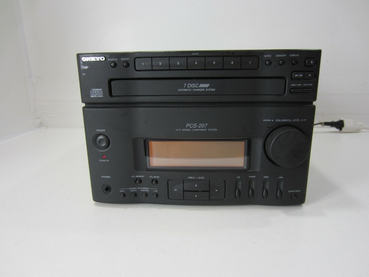 For Parts or Repair: Onkyo PCS-207 Stereo Base w/CD Player | eBay