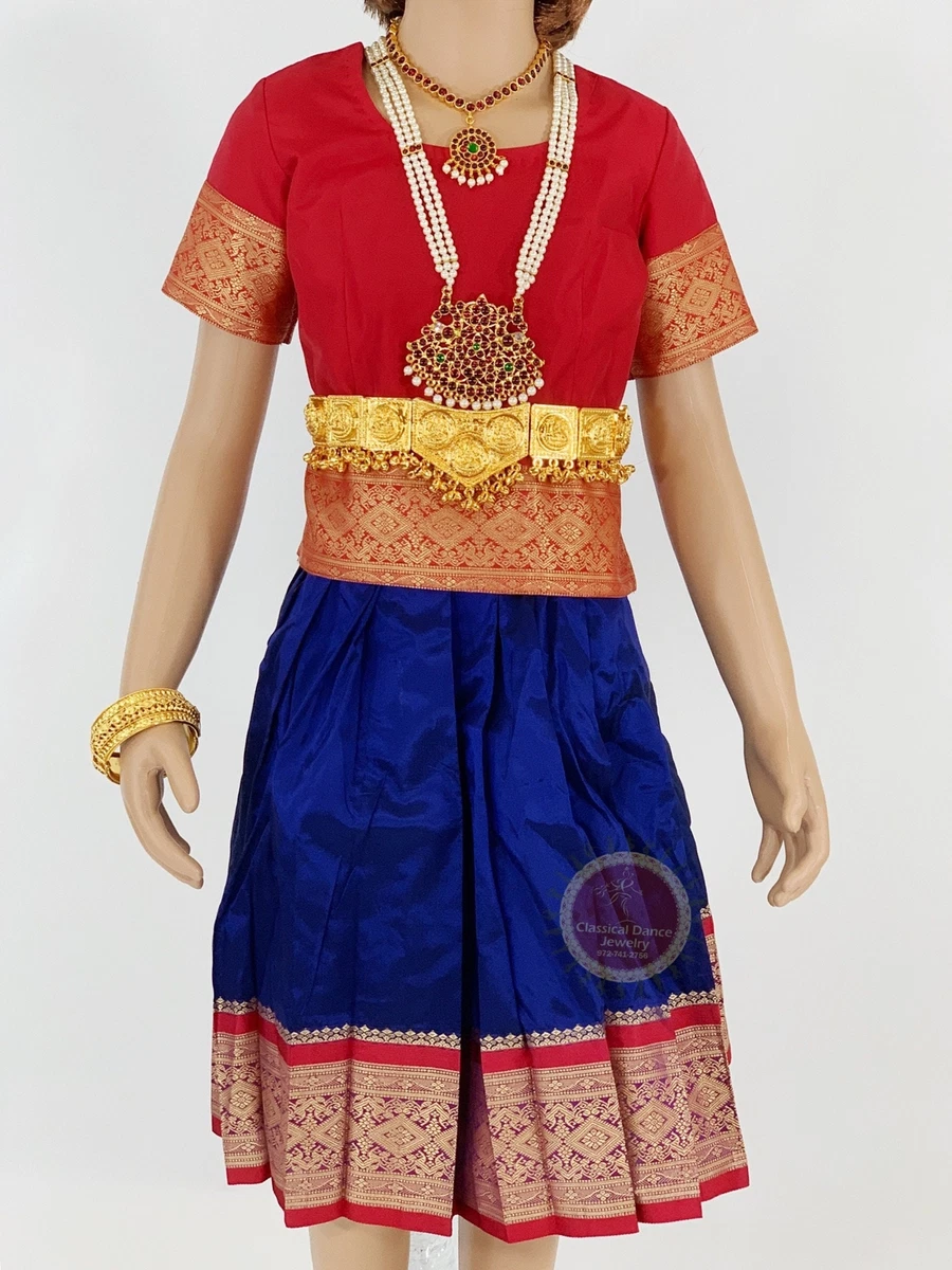 Bharatanatyam jewellery hotsell for kids