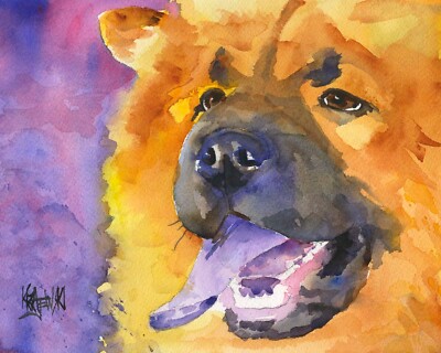 High Resolution Print of Original Fine Art Watercolor by Ron Krajewski