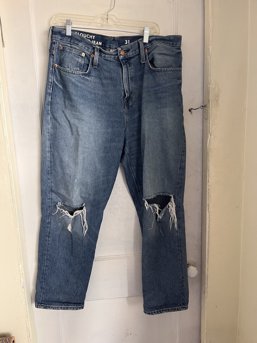 J.Crew Women's Size 31 Slouchy Boyfriend Jean in Southern Sky Wash BA646 View 2