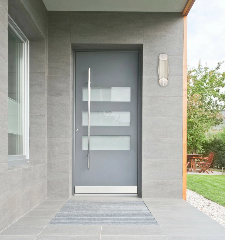 Garden Lamp Wall Light LED Dimmable Wall Lantern Up And Down Light Carson Nickel - Image 3 of 3