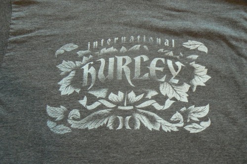 Adult tee M Hurley dark gray t-shirt International Freedom Company NICE Tee!