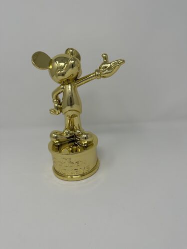 NEUF statue Disney Cruise Line DCL Dream Magic Golden Mickey Mouse Award - Photo 1/6