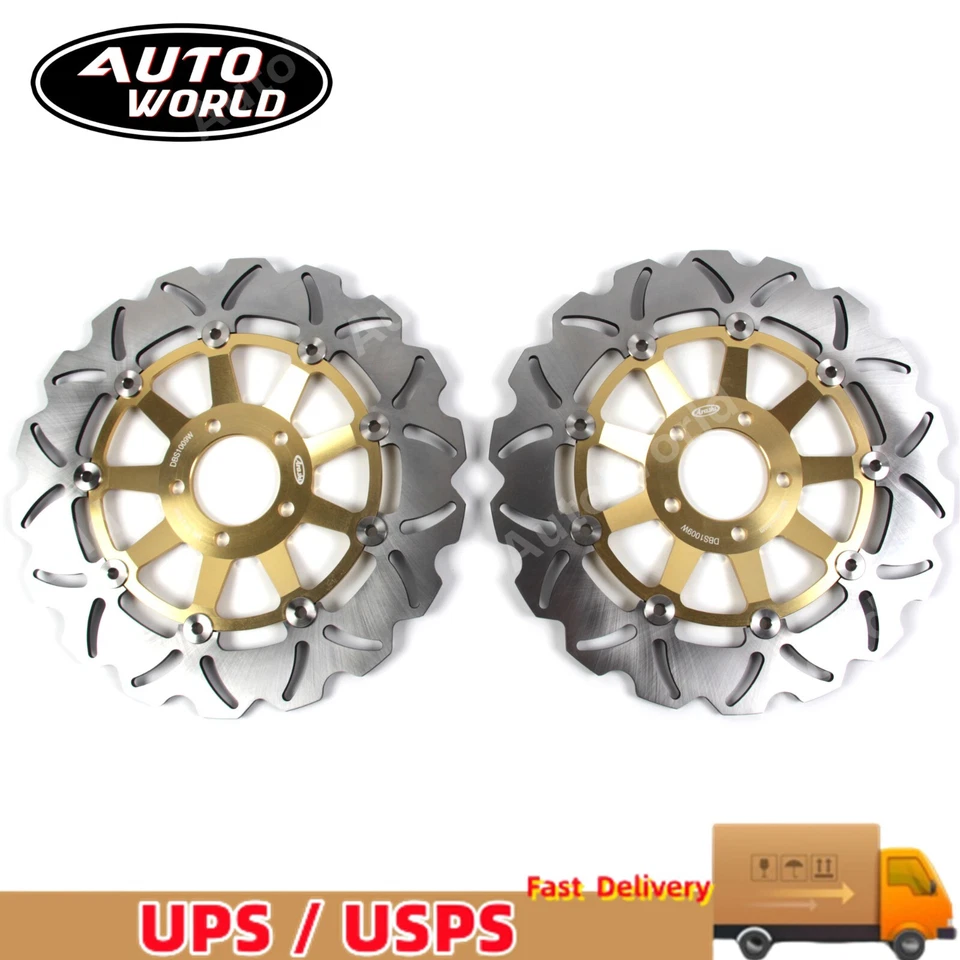 Rotor de freno delantero + trasero para Kawasaki ZRX 1200 2001 - 2006 2005 2004 2003 2002 Foto 4 de 4